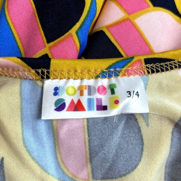 Dot Dot Smile Girls NEW Retro Flare Twirl Party Birthday Pre-School Dress 3/4T - Picture 4 of 6